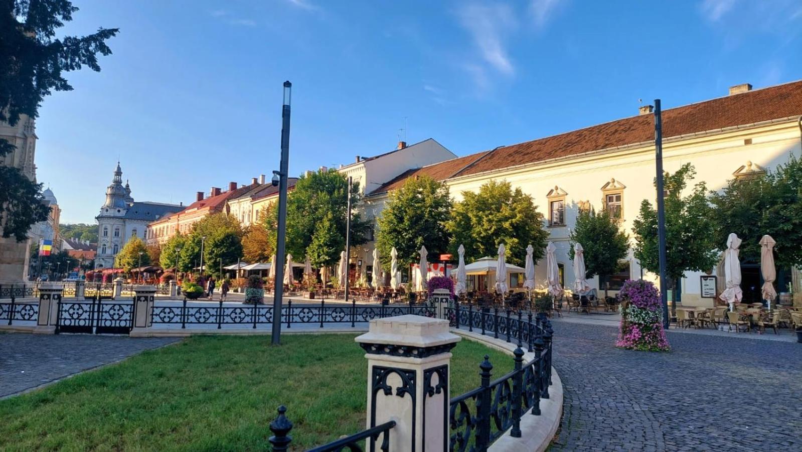 Apartament De Lux Central, P-Ta Matei Corvin Cluj Napoca Bagian luar foto
